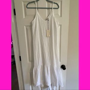 NWT WHITE LINEN DRESS